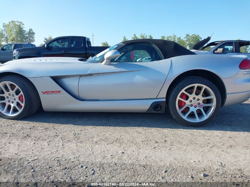 2004 Dodge Viper Srt10 VIN: 1B3JZ65Z94V101178 Lot: 40162740