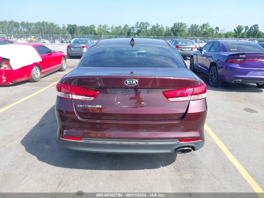 2018 Kia Optima Lx VIN: 5XXGT4L31JG209430 Lot: 40162794