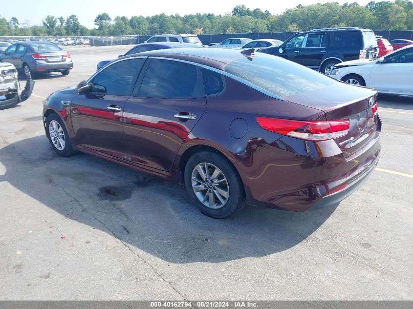 2018 Kia Optima Lx VIN: 5XXGT4L31JG209430 Lot: 40162794