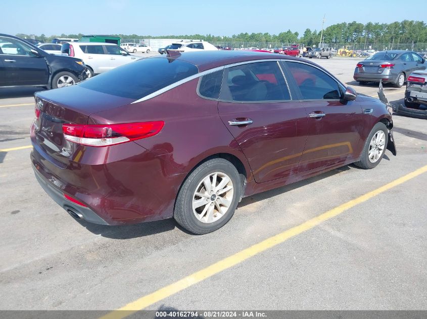 2018 Kia Optima Lx VIN: 5XXGT4L31JG209430 Lot: 40162794