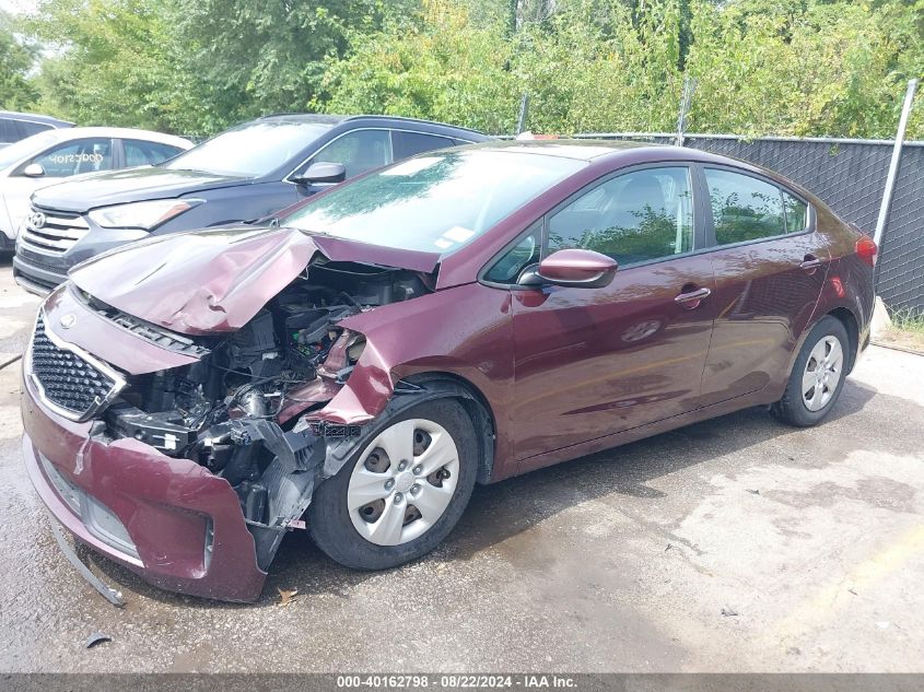 2017 Kia Forte Lx VIN: 3KPFL4A76HE109246 Lot: 40162798