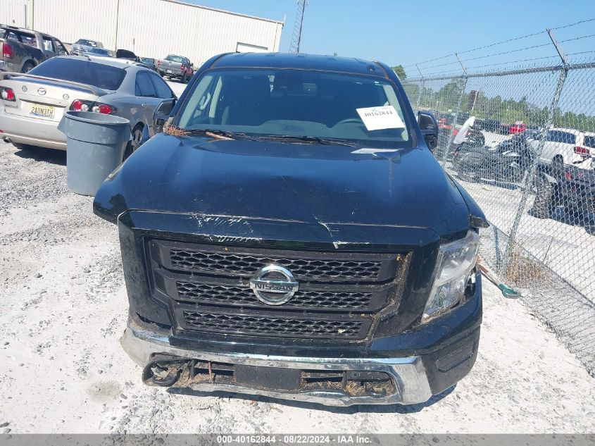 2021 Nissan Titan Sv 4X2 VIN: 1N6AA1EF9MN533166 Lot: 40162844