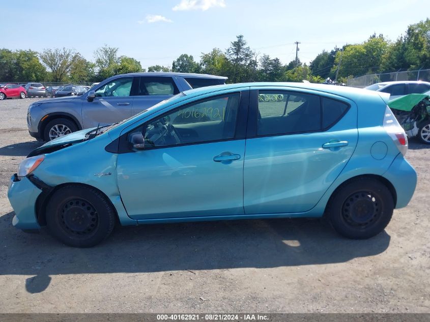 2014 Toyota Prius C VIN: JTDKDTB30E1064708 Lot: 40162921