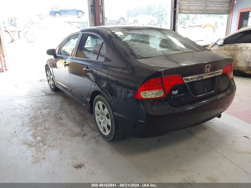 2009 Honda Civic Lx VIN: 2HGFA16559H348242 Lot: 40162941