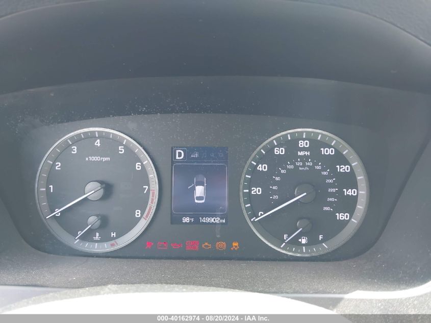 2016 Hyundai Sonata VIN: 5NPE24AFXGH417584 Lot: 40162974