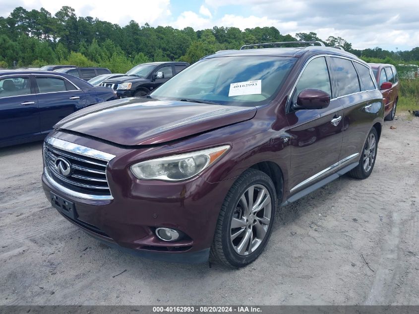 2014 Infiniti Qx60 VIN: 5N1AL0MM0EC526025 Lot: 40162993