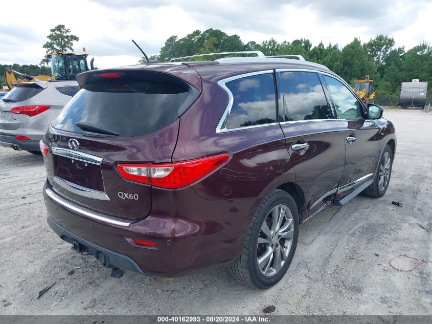 2014 Infiniti Qx60 VIN: 5N1AL0MM0EC526025 Lot: 40162993