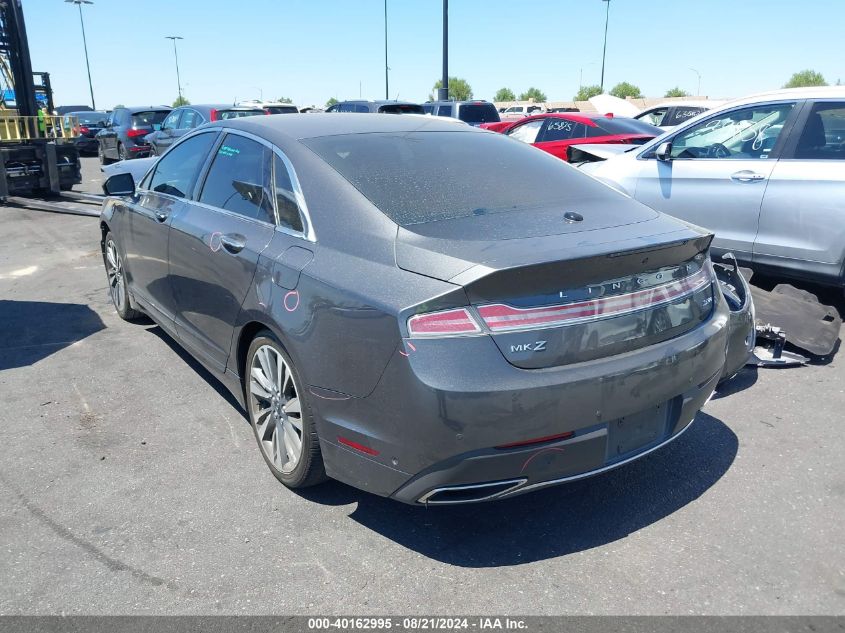 2017 Lincoln Mkz Hybrid Reserve VIN: 3LN6L5MU2HR639502 Lot: 40162995