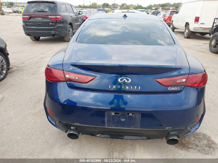 2017 Infiniti Q60 3.0T Red Sport 400 VIN: JN1FV7EK9HM610694 Lot: 40162996