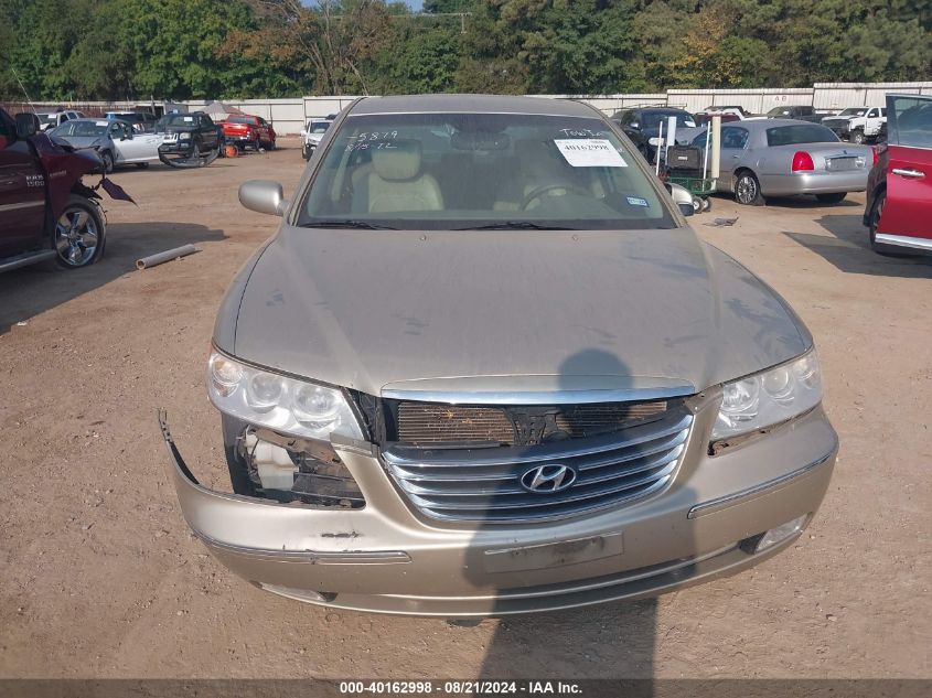 2009 Hyundai Azera Gls VIN: KMHFC46D29A350283 Lot: 40162998