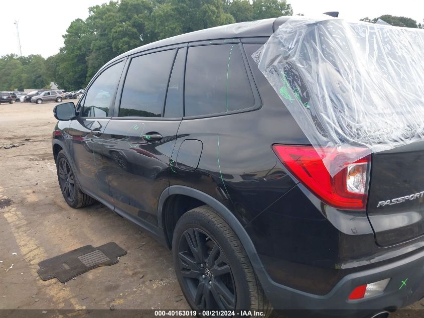 2019 Honda Passport Sport VIN: 5FNYF7H25KB004064 Lot: 40163019