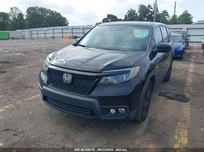 2019 Honda Passport Sport VIN: 5FNYF7H25KB004064 Lot: 40163019