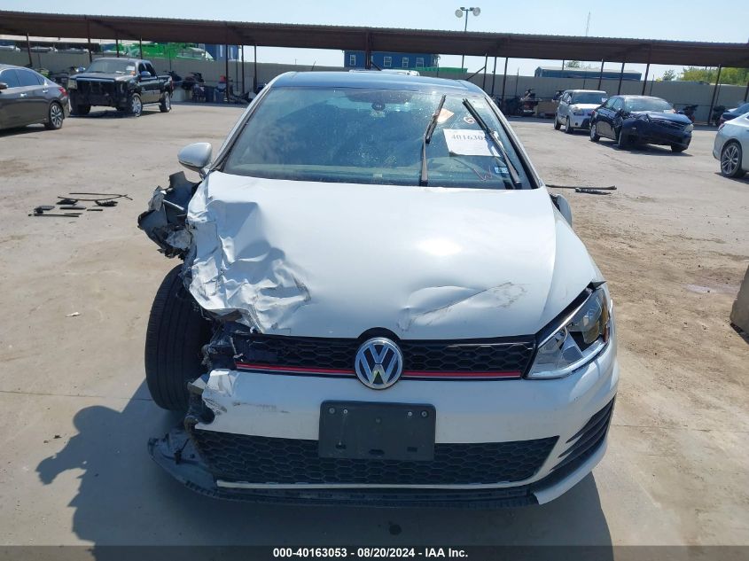 2015 VOLKSWAGEN GOLF GTI 2.0T SE 4-DOOR - 3VW5T7AU2FM046021