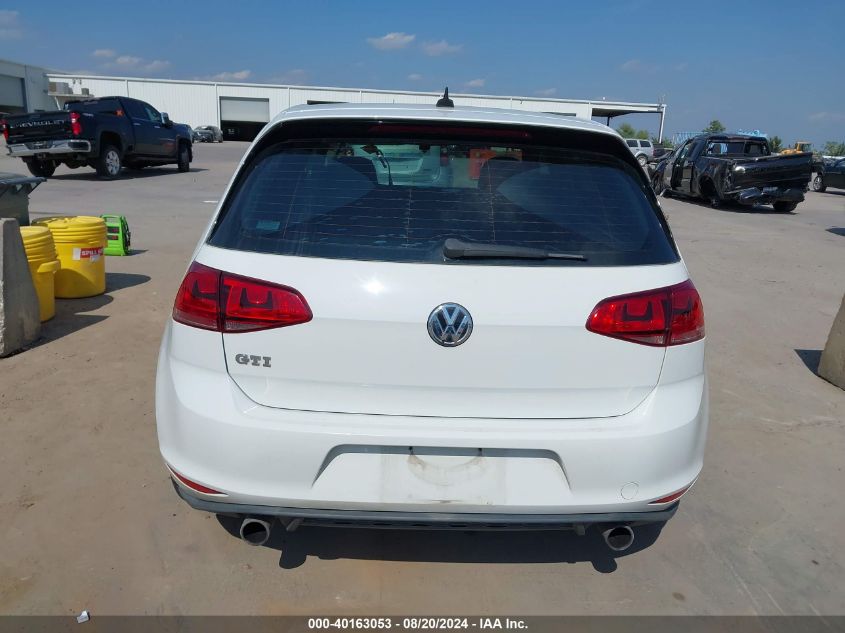 2015 VOLKSWAGEN GOLF GTI 2.0T SE 4-DOOR - 3VW5T7AU2FM046021