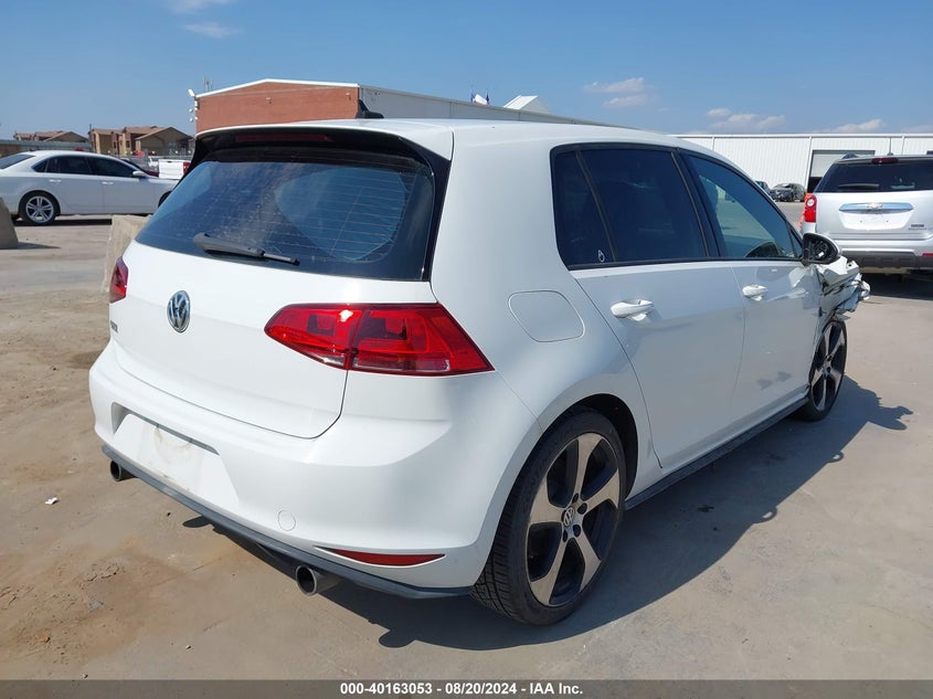 2015 VOLKSWAGEN GOLF GTI 2.0T SE 4-DOOR - 3VW5T7AU2FM046021