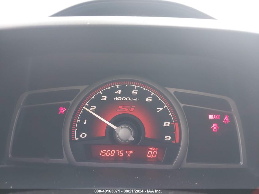 2008 Honda Civic Si VIN: 2HGFG21528H703765 Lot: 40163071