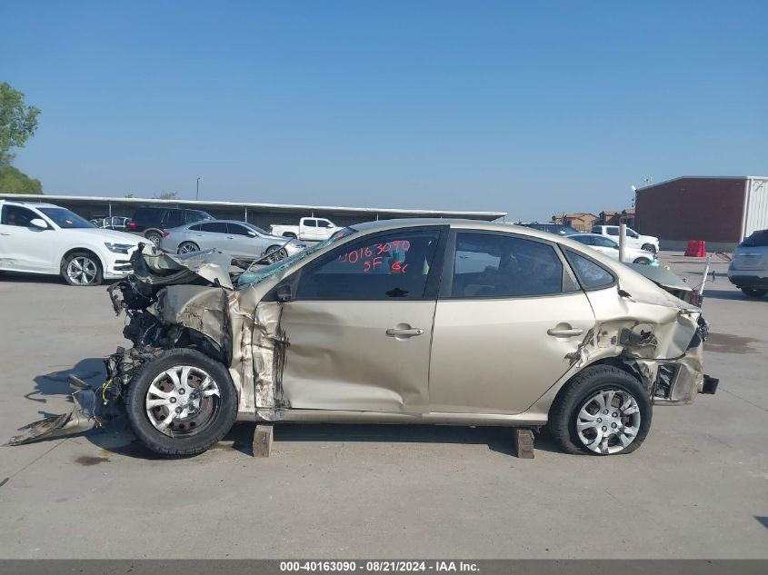 2010 Hyundai Elantra Blue/Gls/Se VIN: KMHDU4AD6AU929890 Lot: 40163090