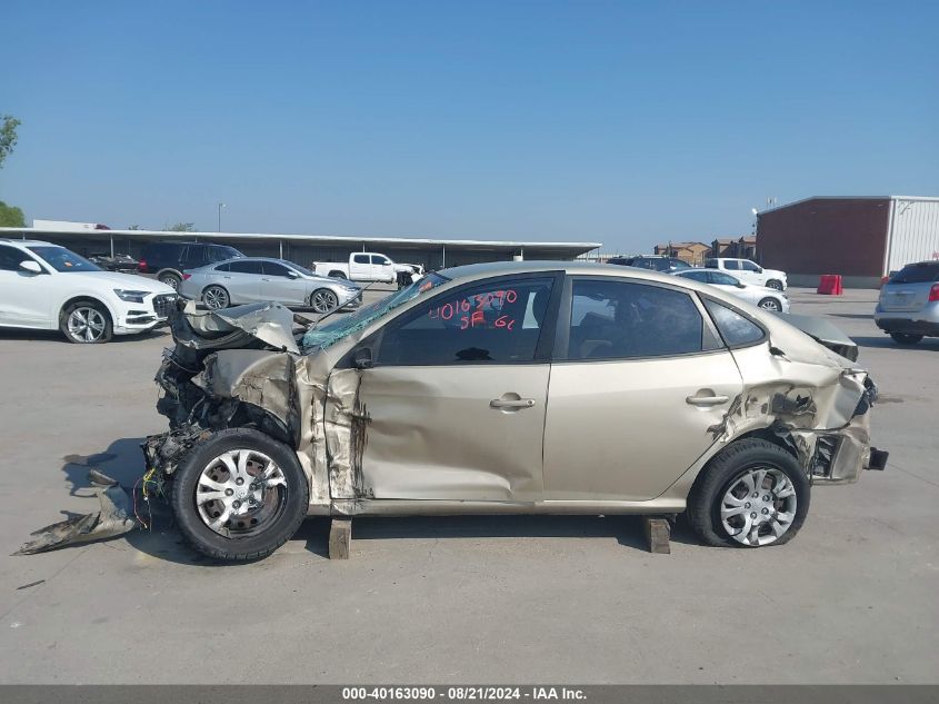 2010 Hyundai Elantra Blue/Gls/Se VIN: KMHDU4AD6AU929890 Lot: 40163090