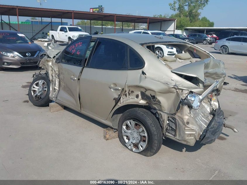 2010 Hyundai Elantra Blue/Gls/Se VIN: KMHDU4AD6AU929890 Lot: 40163090