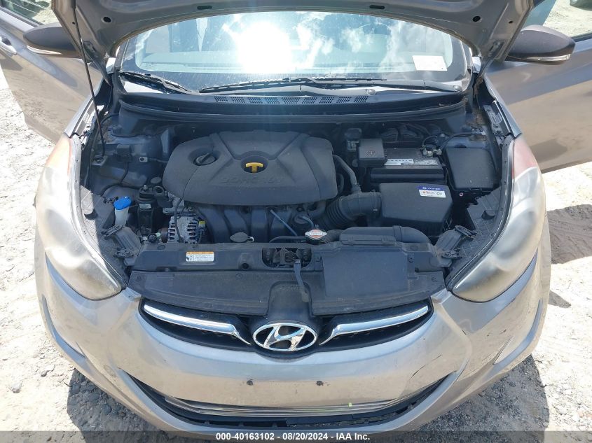 2011 Hyundai Elantra Limited (Ulsan Plant) VIN: KMHDH4AE2BU168693 Lot: 40163102