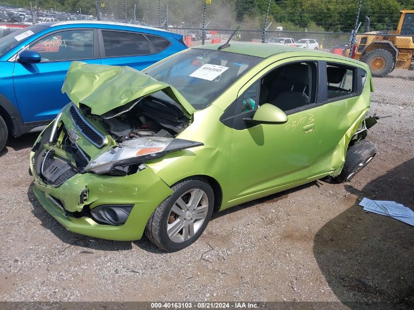 2013 Chevrolet Spark 1Lt VIN: KL8CC6S9XDC507262 Lot: 40163103