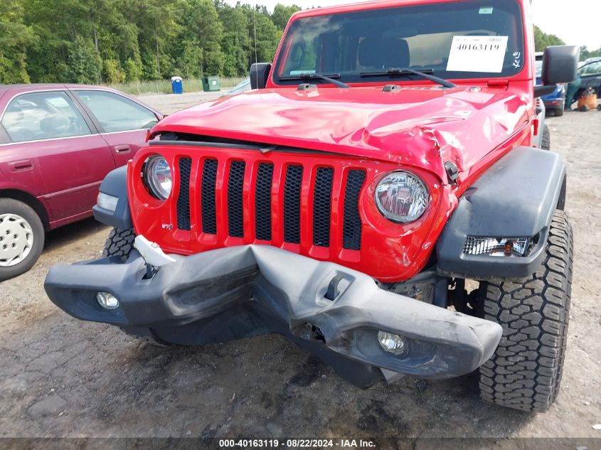 2018 Jeep Wrangler Unlimited Sport S 4X4 VIN: 1C4HJXDG5JW186696 Lot: 40163119