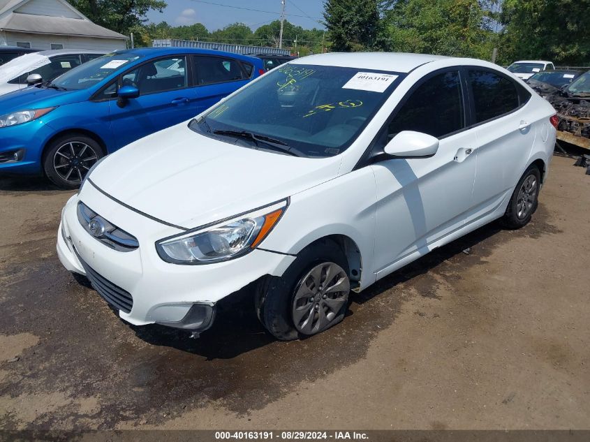 2016 Hyundai Accent Se VIN: KMHCT4AE6GU062815 Lot: 40163191