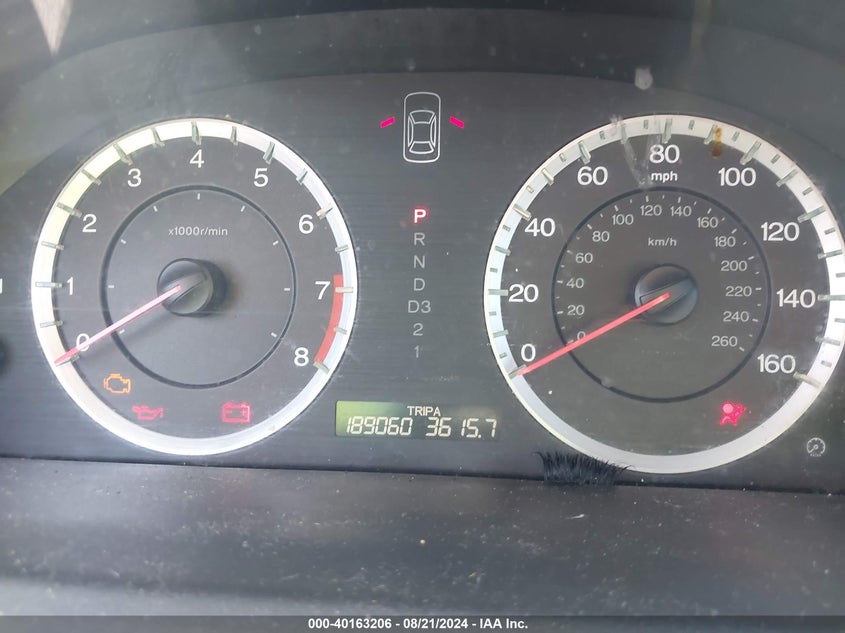 2009 Honda Accord 2.4 Lx-P VIN: 1HGCP26499A035952 Lot: 40163206