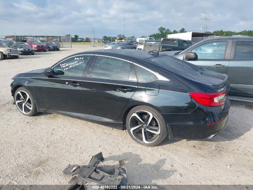 2020 Honda Accord Sport VIN: 1HGCV1F33LA110501 Lot: 40163222