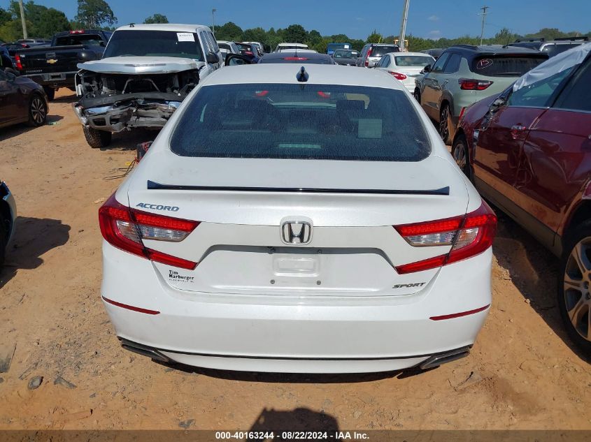 2022 Honda Accord Sport VIN: 1HGCV1F30NA112144 Lot: 40163244