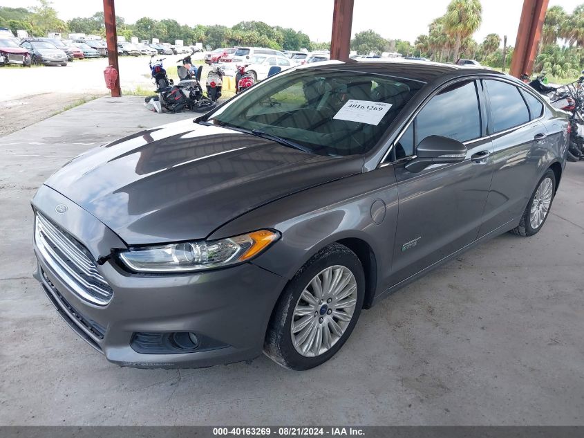 2014 Ford Fusion Energi Se Phev VIN: 3FA6P0PU8ER268581 Lot: 40163269