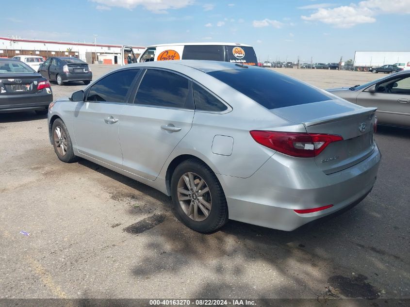 2016 HYUNDAI SONATA - 5NPE24AFXGH386756