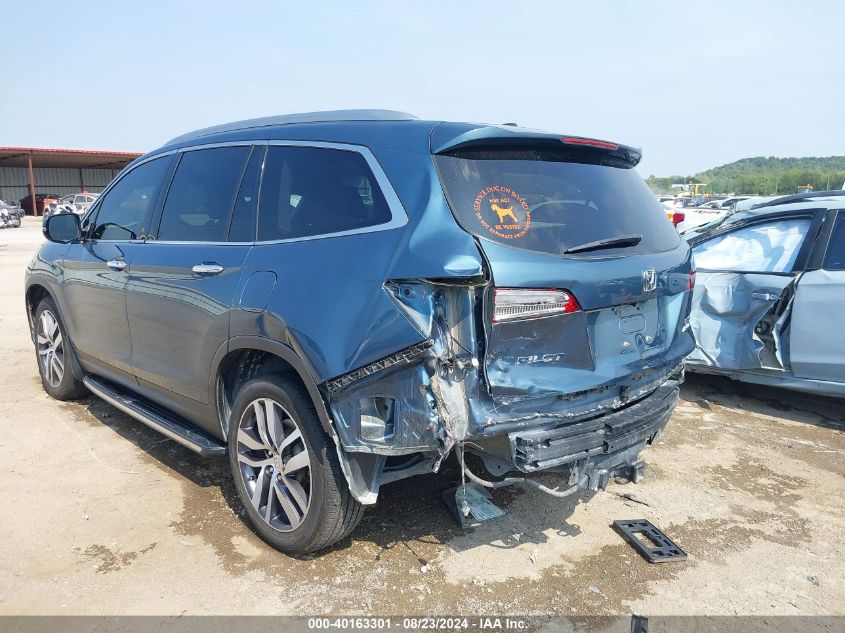 2017 Honda Pilot Touring VIN: 5FNYF6H92HB079983 Lot: 40163301