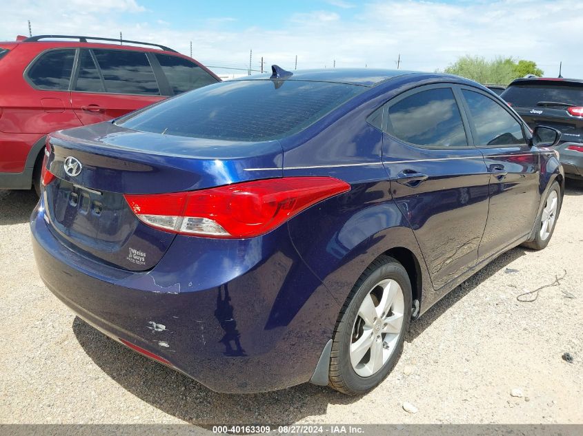 2013 Hyundai Elantra Gls VIN: 5NPDH4AE8DH274647 Lot: 40163309