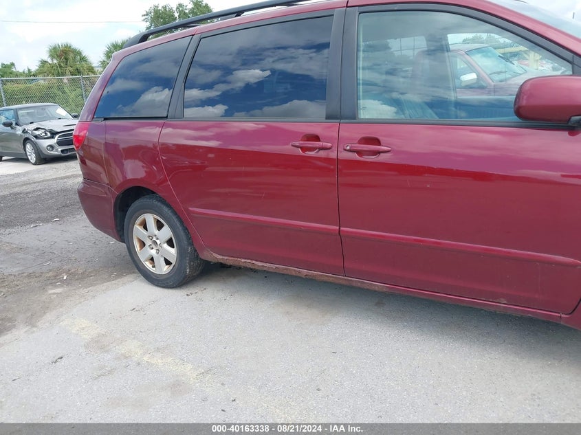 2008 Toyota Sienna Xle VIN: 5TDZK22C38S185187 Lot: 40163338