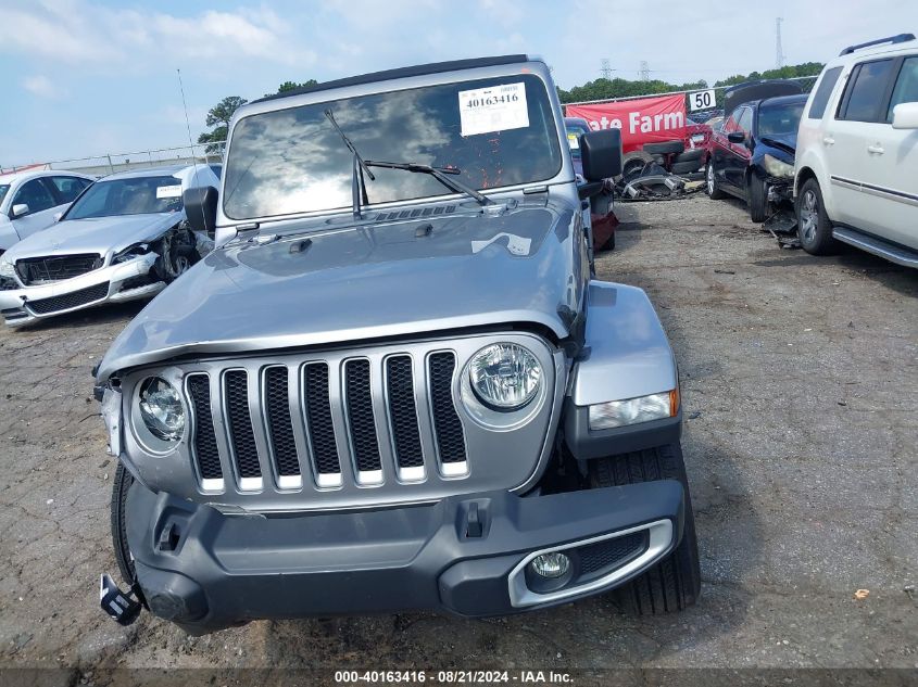 2020 Jeep Wrangler Unlimited Sahara VIN: 1C4HJXEN2LW156829 Lot: 40163416