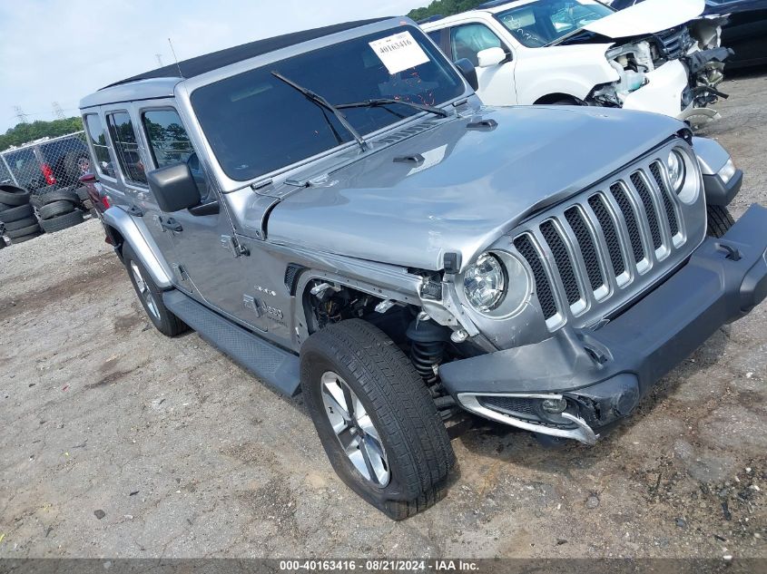 2020 Jeep Wrangler Unlimited Sahara VIN: 1C4HJXEN2LW156829 Lot: 40163416