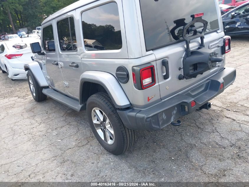 2020 Jeep Wrangler Unlimited Sahara VIN: 1C4HJXEN2LW156829 Lot: 40163416