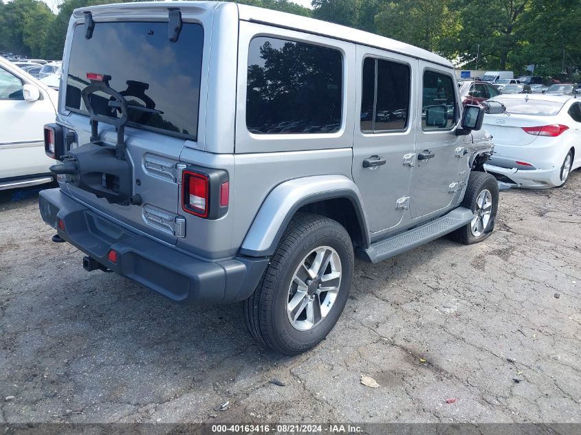 2020 Jeep Wrangler Unlimited Sahara VIN: 1C4HJXEN2LW156829 Lot: 40163416