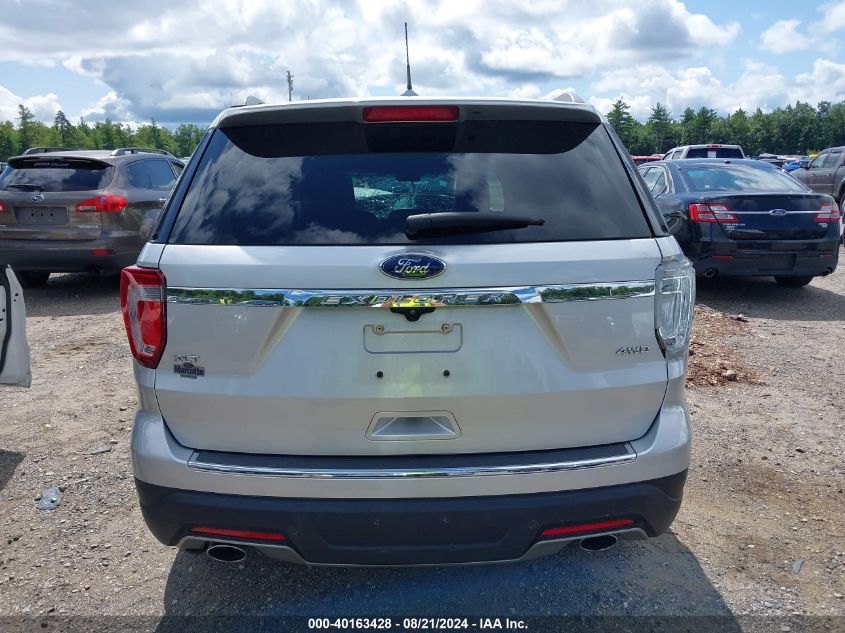 2018 Ford Explorer Xlt VIN: 1FM5K8D82JGB37539 Lot: 40163428