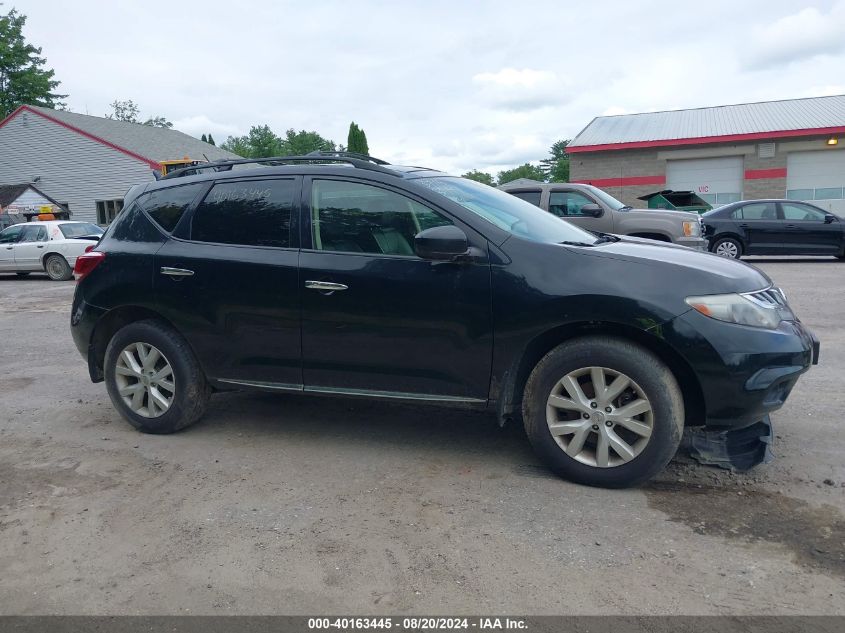 2012 Nissan Murano Sl VIN: JN8AZ1MW3CW234962 Lot: 40163445