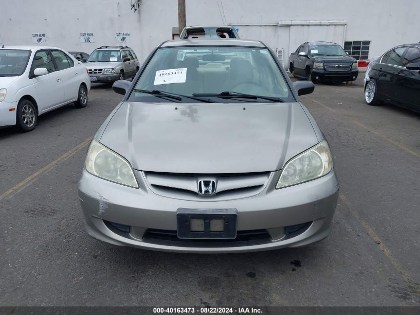 2004 Honda Civic Lx VIN: 2HGES165X4H623069 Lot: 40163473