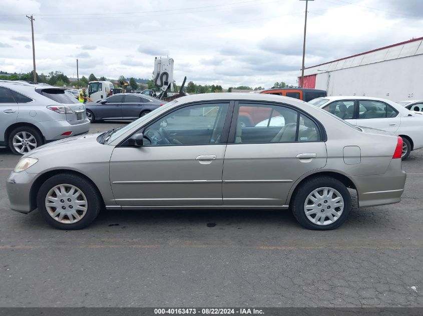 2004 Honda Civic Lx VIN: 2HGES165X4H623069 Lot: 40163473