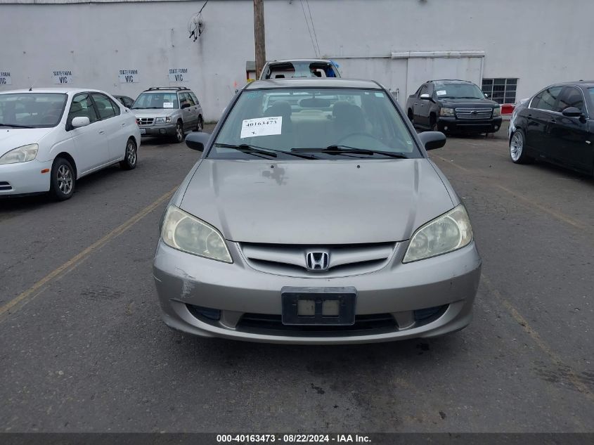 2004 Honda Civic Lx VIN: 2HGES165X4H623069 Lot: 40163473