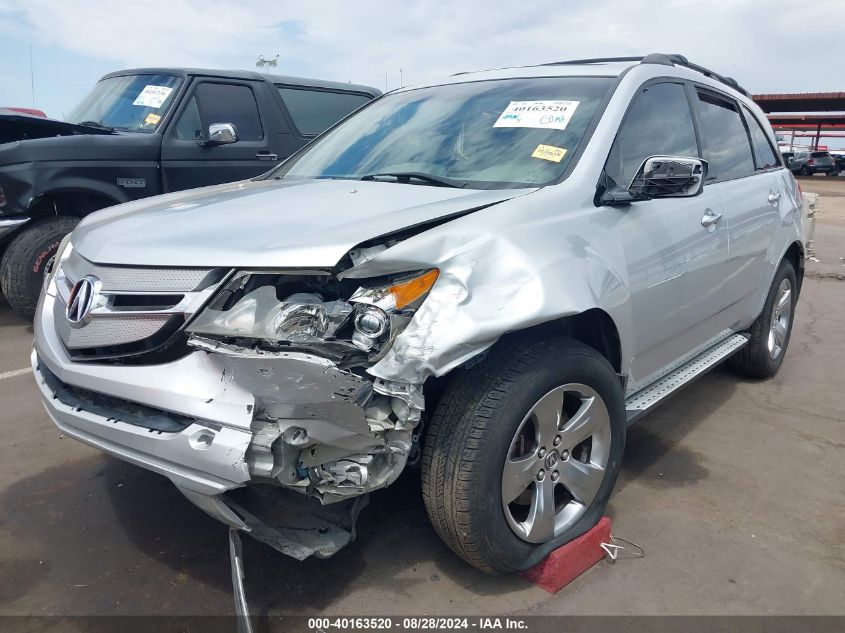 2008 Acura Mdx Sport Package VIN: 2HNYD28808H551219 Lot: 40163520