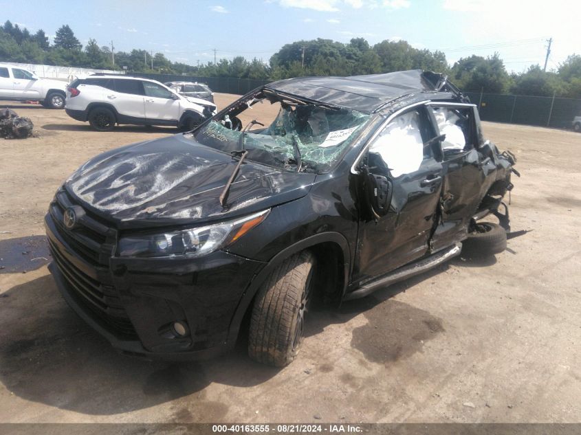 2018 Toyota Highlander Se/Xle VIN: 5TDJZRFHXJS896284 Lot: 40163555