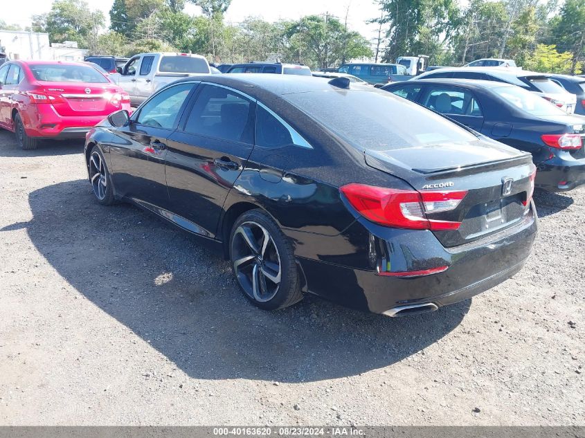 2021 Honda Accord Sport VIN: 1HGCV1F3XMA032784 Lot: 40163620