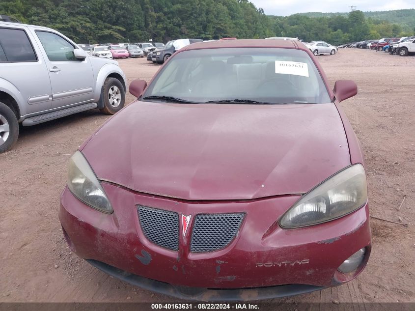 2006 Pontiac Grand Prix VIN: 2G2WP552X61114912 Lot: 40163631