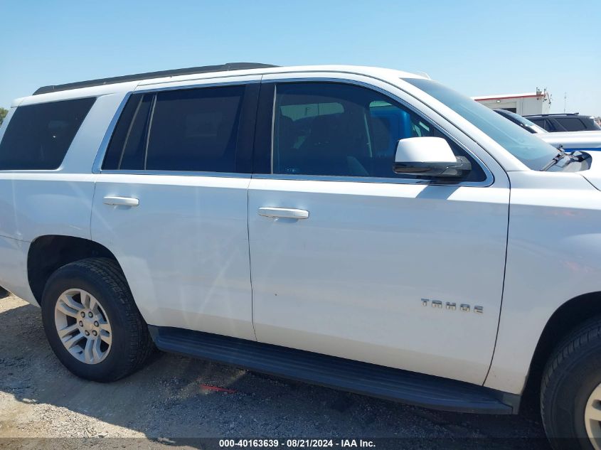 2018 Chevrolet Tahoe C1500 Ls VIN: 1GNSCAKC8JR359047 Lot: 40163639