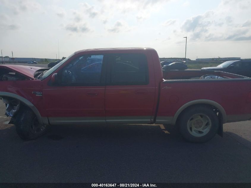 2001 Ford F150 Supercrew VIN: 1FTRW07WX1KE26428 Lot: 40163647